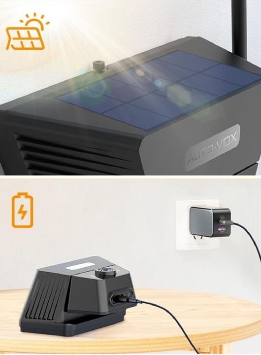 Produktbild AutoVox Solar Rückfahrkamerasystem Wireless 7.2" 1080P HD