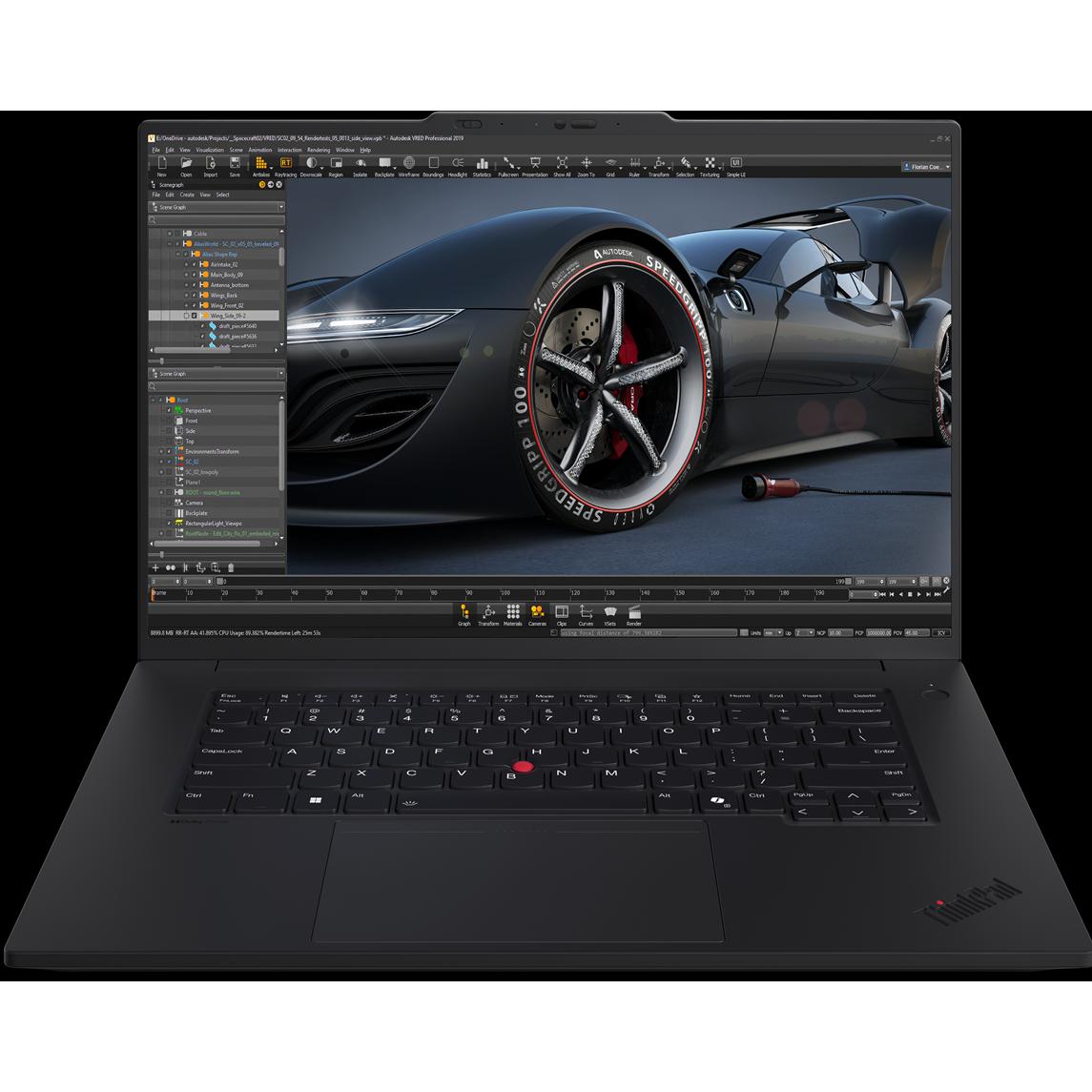 Thumbnail - Lenovo ThinkPad P1 G7 Mobile Workstation 21KV0023PB W11Pro Ultra 7 165H/32 GB/1 TB/RTX 4070 8 GB/16,0 WQUXG, Notebook Er...