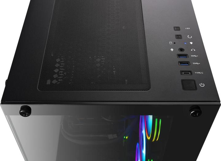 Actual product image CSL Gaming PC M11070H (AMD Ryzen 5 9600X, 16 GB, 1000 GB, GeForce RTX 4060)