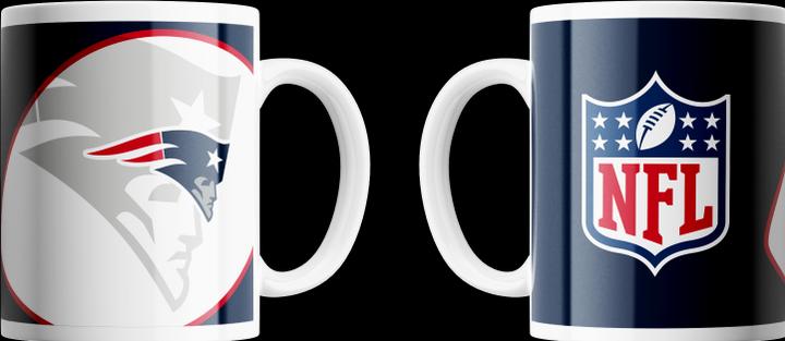 Great Branding New England Patriots Mug Shadow Logo & Shield (330 ml)
