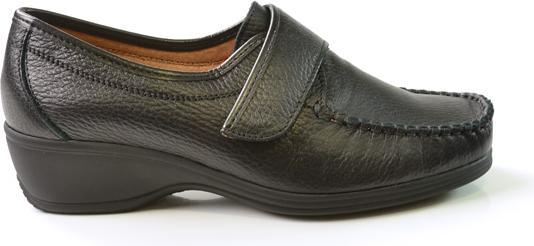 Immagine prodotto Stile Di Vita Mocassin En Cuir Graine Avec Velcro, Talon Compense (38)