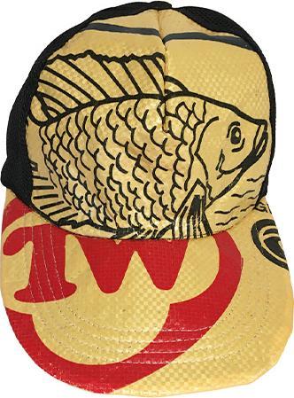 Image du produit Bekos Upcycling - Capuchon de base en sacs d'aliments pour poissons recyclés jaune (Taille unique)