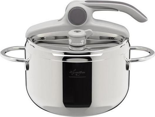 Lagostina Delicious, Snelkookpan, cm 22 L. 5 (22 cm, Snelkookpan, Roestvrij staal)