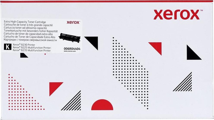 Energy Label Xerox for laser printers, 6000 pages. 006R04404 Black (FC)