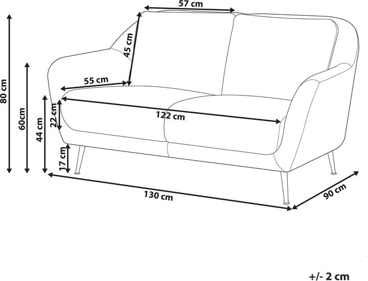 Produktbild Beliani Eiby (2-Sitzer)