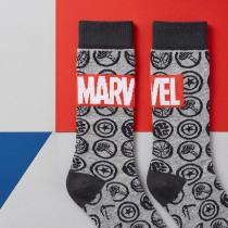 Actual product image Cerdá Marvel socks Avengers Faces Grey 38-45 (Single pack, 38 - 45)