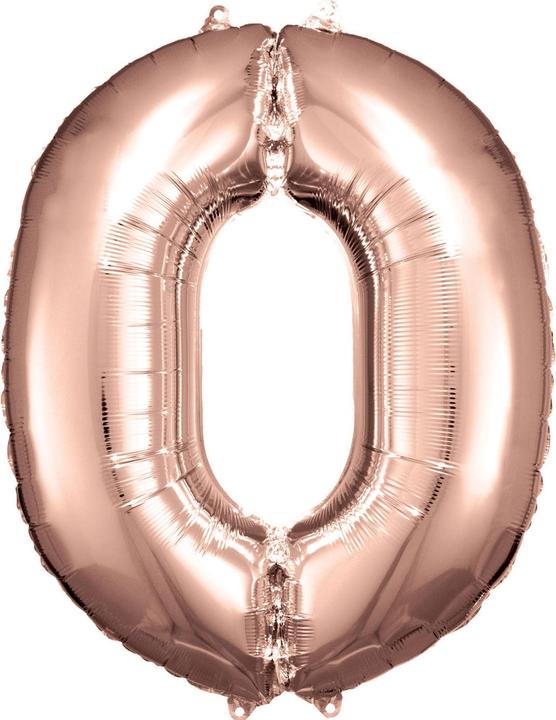 Amscan Folienballon Zahl 0 (1x)