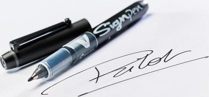 Produktbild Pilot VSign Pen (Black, 1 x)