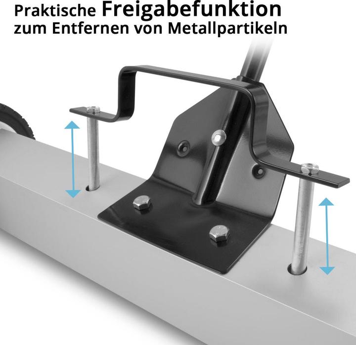 Produktbild Stahlwerk Magnet-Bodenkehrer MBK-24 ST mit 610 mm Breite 17,5kg Fassungsvermögen