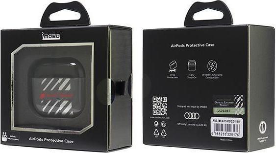 Actual product image Audi IML Sport AirPods 3 cover czarny/ black AUS-IMLAP3-RSQ/D1-BK (Headphone sleeve)