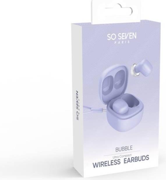 Immagine prodotto So Seven Auricolari Bluetooth Bubble Lilas (4 h, Senza fili)