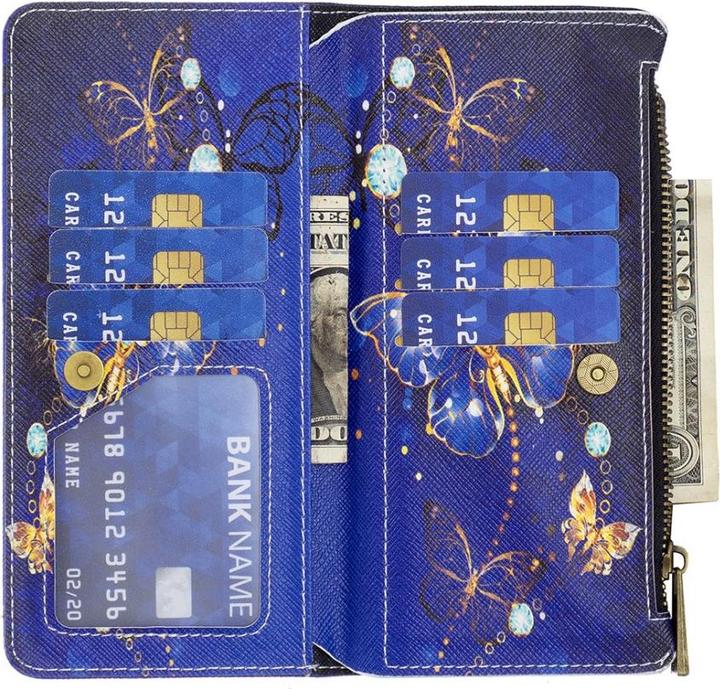 Produktbild Cover-Discount Nokia G11 / G21 - Brieftaschen Hülle Schmetterlinge (Nokia G21)