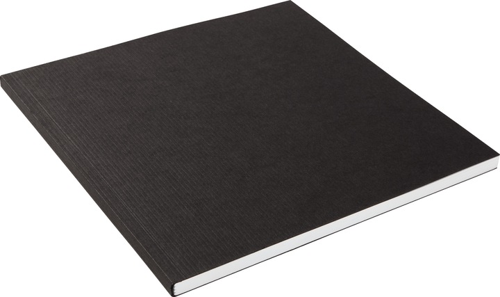 Actual product image Kunst&Papier Softbook black, drawing paper, 64 pages 21x20cm, 120gm2 (21 x 29.7 cm, Plain)