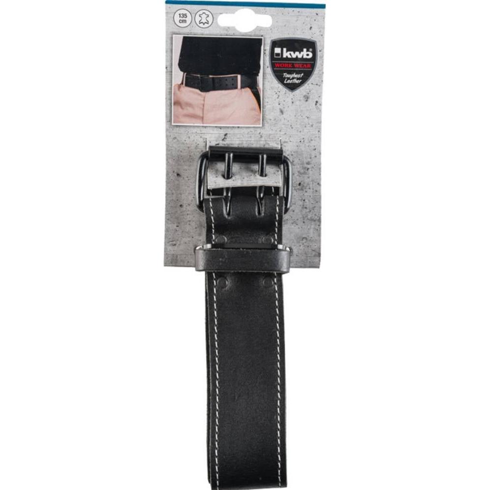 Thumbnail - kwb, Gürtel, Ledergrtel 135 cm, Schwarz