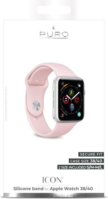 Immagine prodotto Puro Icona Silicone Band Apple Watch 38-40mm (40 mm, Silicone)