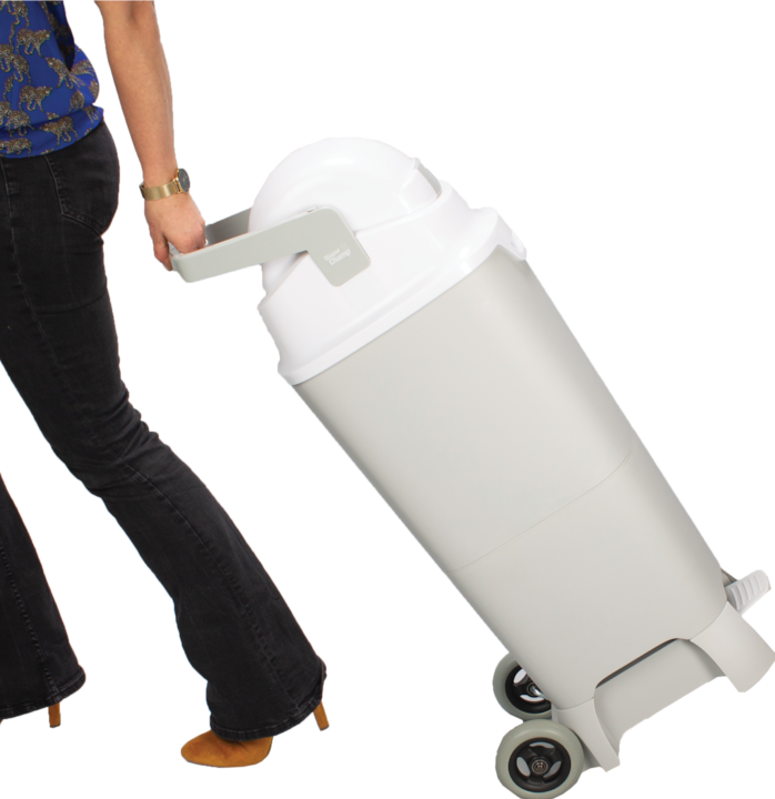 Actual product image Diaper Champ Nappy Pail One Maxi Handsfree plus 120 l Silver