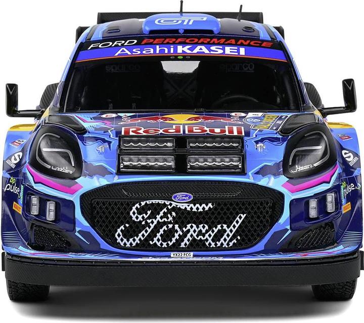 Actual product image Solido 1:18 Ford Puma Rally1 Hybrid #8 blue