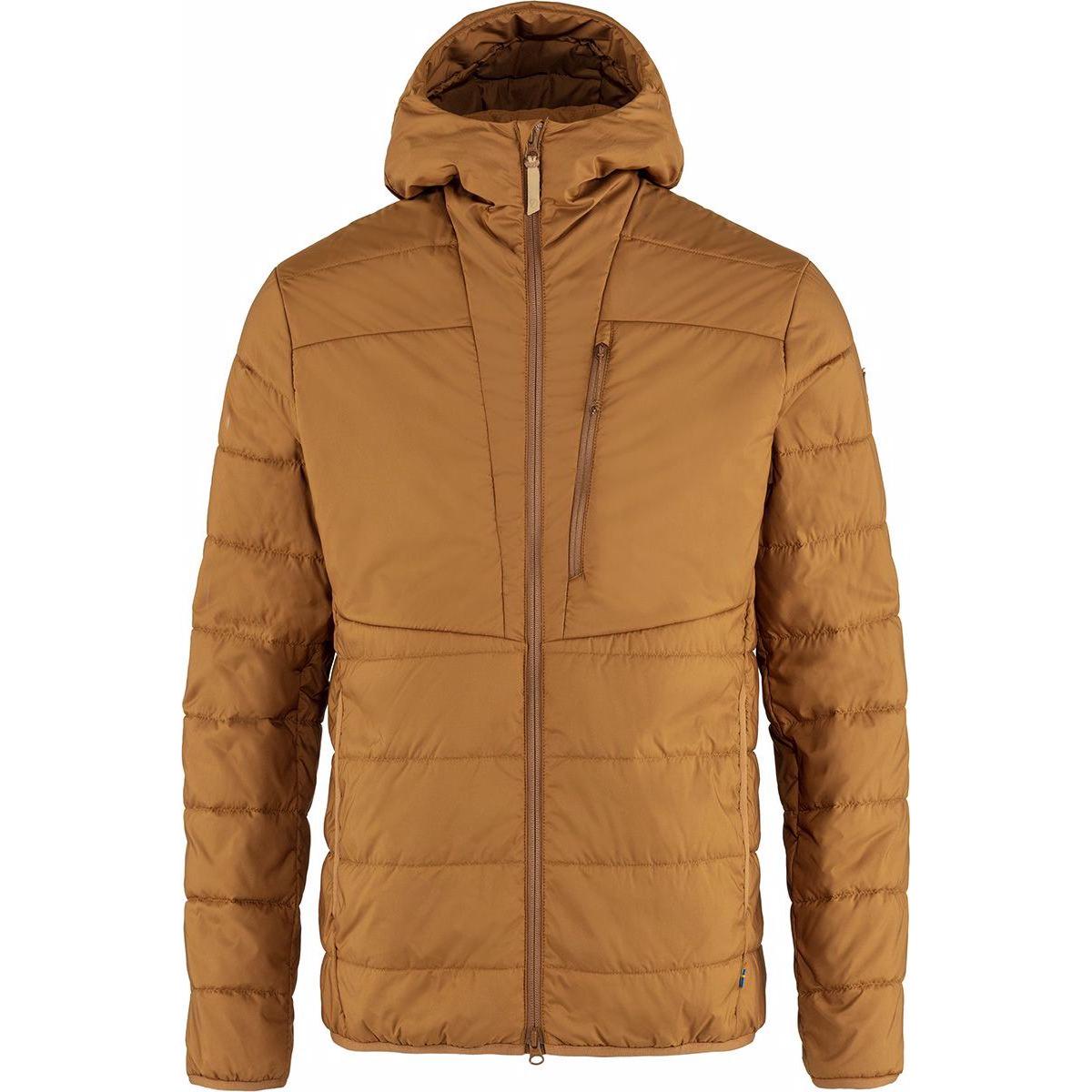 Fjällräven, Herren, Jacke, Keb Padded Hoodie Jacke (L), Braun, L