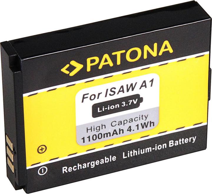 Actual product image Patona Battery f. Actionpro X7 ISAW A1 A2 A3 ISAW Advance Extreme 083443A (Camera battery)