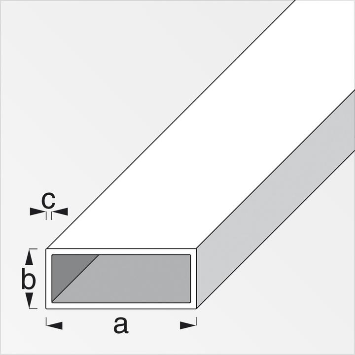 Actual product image Alfer Rectangular tube steel 1m