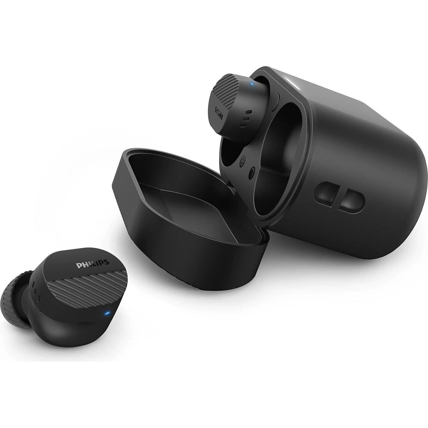 Philips True Wireless In-Ear-Kopfhörer TAT5000BK/00 Schwarz (ANC, 30 h, Kabellos), Kopfhörer, Schwar