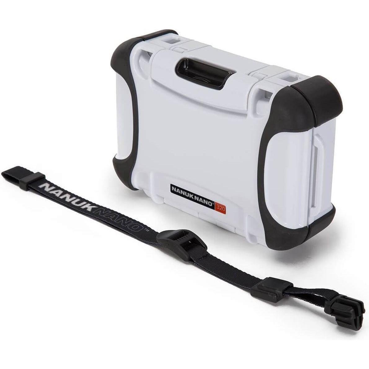 Nanuk Valigia da esterno Nano Case 320 (151 x 85 x (1.19 l), Borsa fotocamera, Bianco