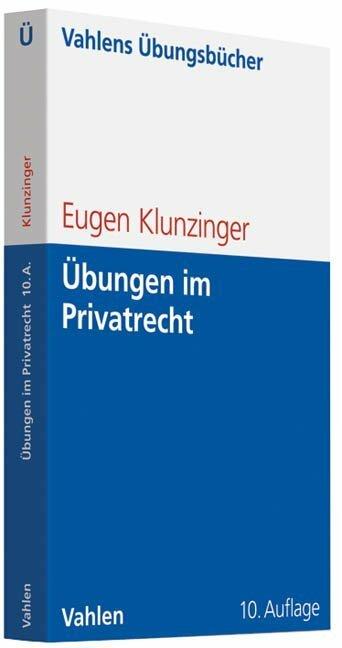 Produktbild Übungen im Privatrecht (Deutsch, Eugen Klunzinger, 2011)