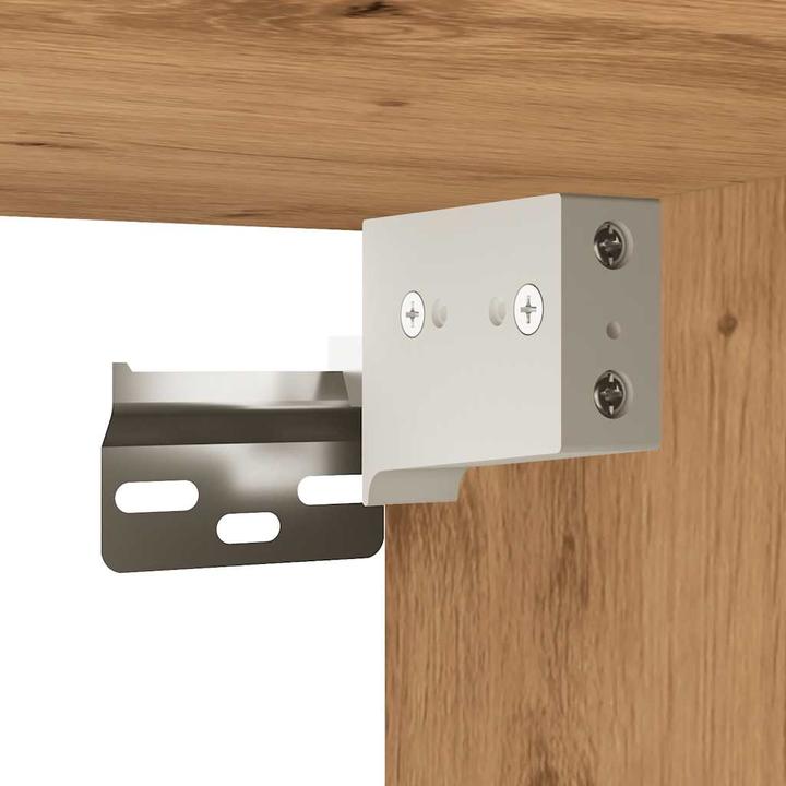 Produktbild VidaXL Badmöbel-Set Artisan-Eiche Holzwerkstoff Badmöbelset Badezimmerschrank