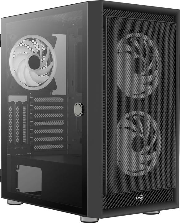 Produktbild AeroCool Geh Midi Graphite black v3 MicroATX/ATX/MiniITX o.N (ATX, mATX, Mini-ITX)