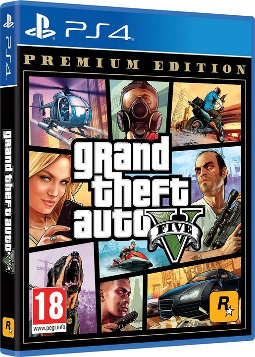 Actual product image Rockstar Grand Theft Auto V: Premium Edition, PS4 English PlayStation 4 (PS4, EN)