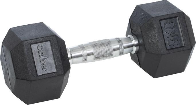 Outliner Rubber Hexdumbbell Yldb35 9kg
