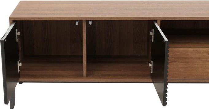 Produktbild Mendler TV-Rack HWC-O40, MDF Metall Melamin 48x155x40cm – natur