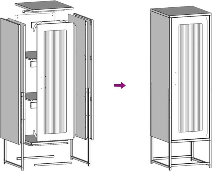 Produktbild vidaXL Highboard (36 x 39 x 123 cm)