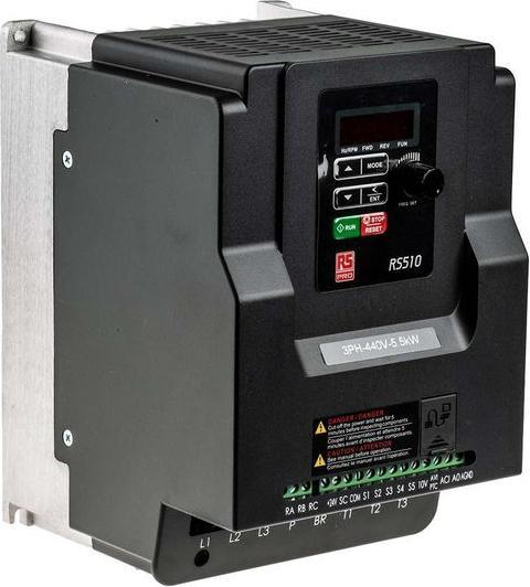 Actual product image RS PRO Inverter Drive, 3 Phase, 5.5kW, 13.0A