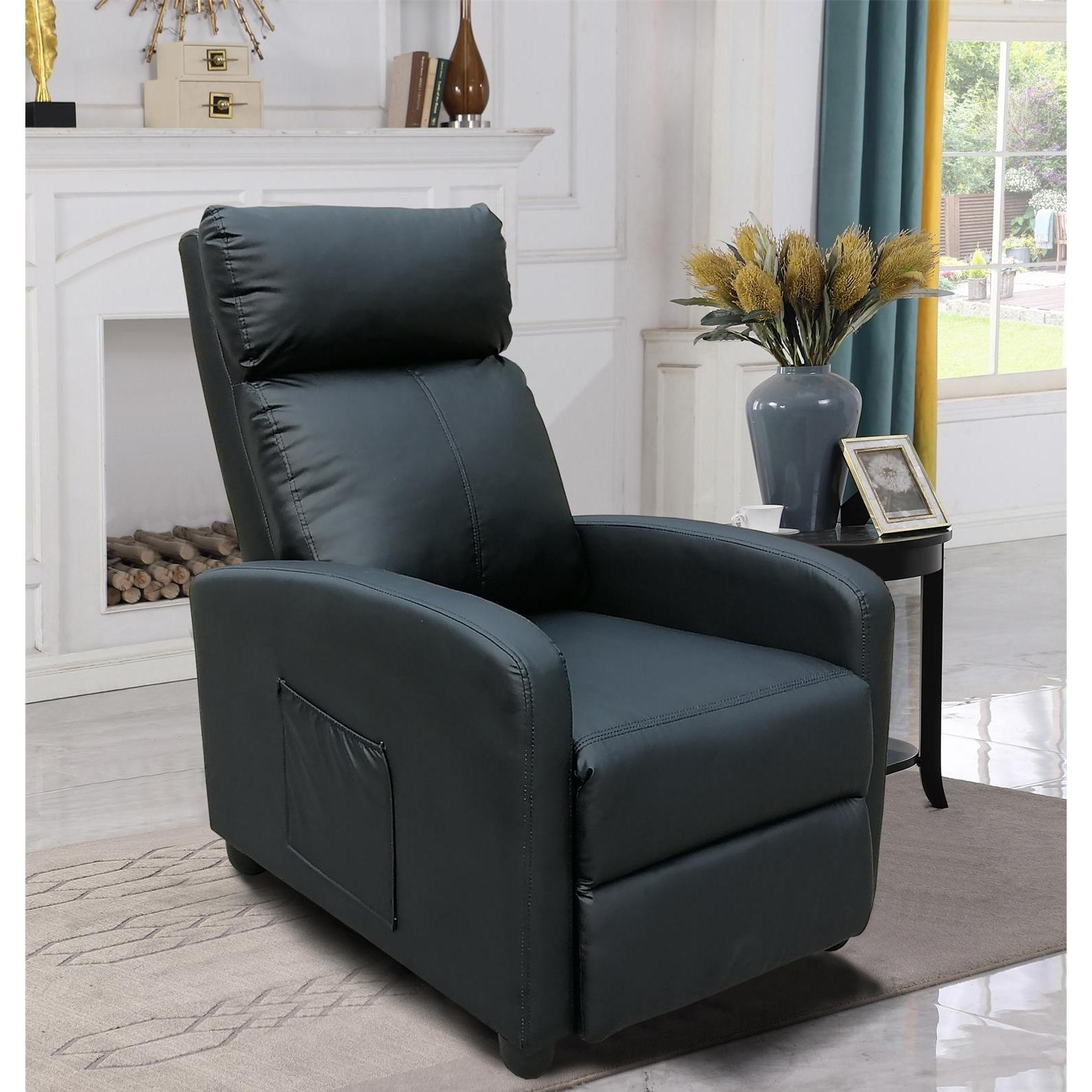 Thumbnail - HTI-Living, Sessel, Relaxsessel Corrado Kunstleder Schwarz