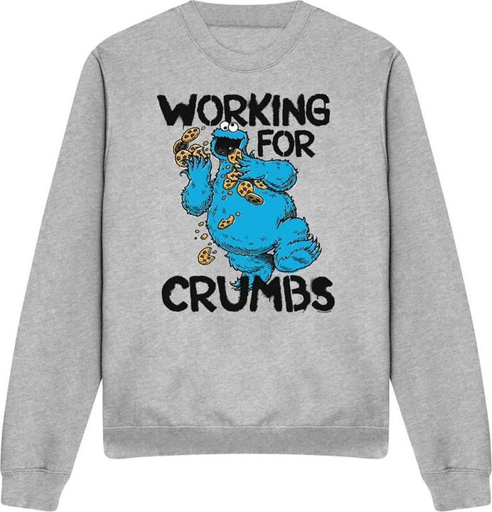 Image du produit - Sweat motif Macaron le glouton WORKING FOR CRUMBS - Adulte (XL)