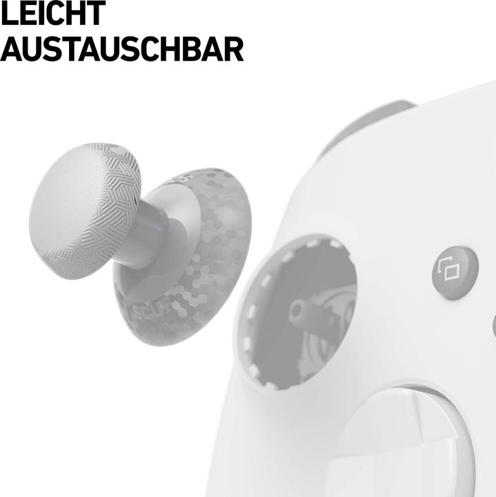 Actual product image Scuf Instinct Thumbstick 4 pack (Short & Long Concave and Short & Long Domed) - Light Gray