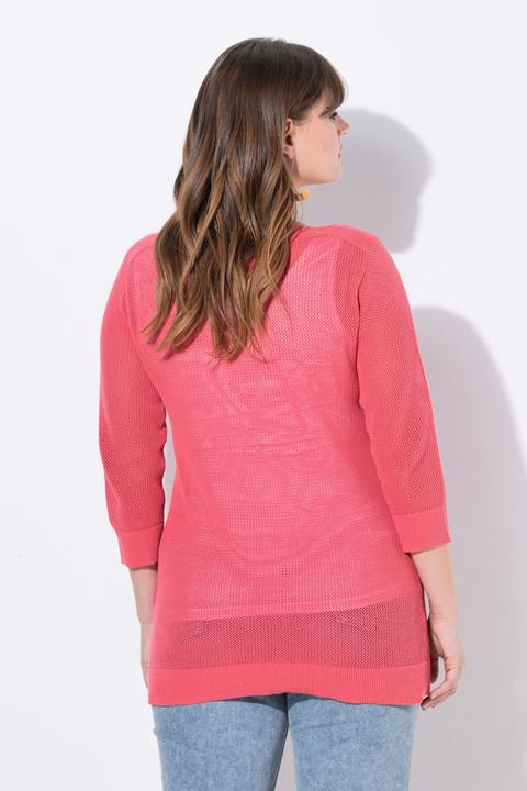 Produktbild Ulla Popken Pullover, U-Boot-Ausschnitt, 3/4-Arm (46, 48)