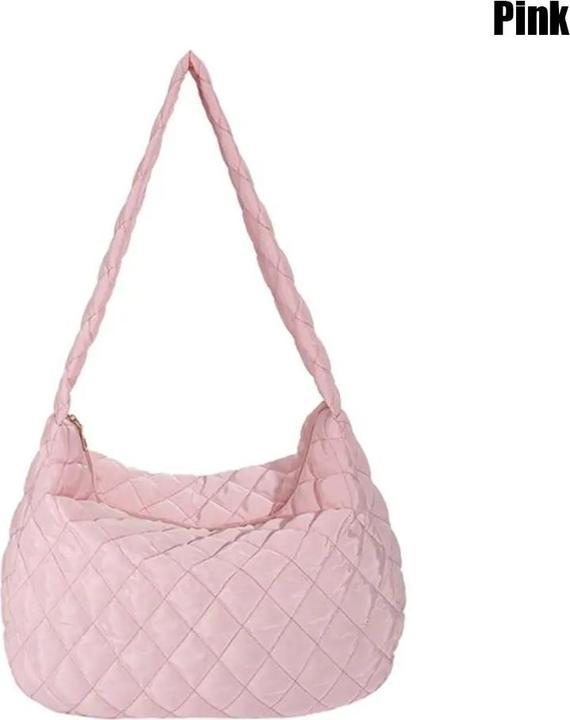 Only-Bags.Store Grosse Kapazität Gesteppte Tasche Winter Warm Leichte Daunen Baumwolle Gepolstert Plaid