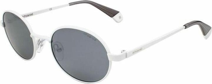 Immagine prodotto Polaroid Occhiali da sole 6066/S unisex cat. 3 tondi in acciaio inox bianco/grigio