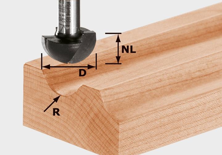 Produktbild Festool Hohlkehlfräser HW S8 R12,7