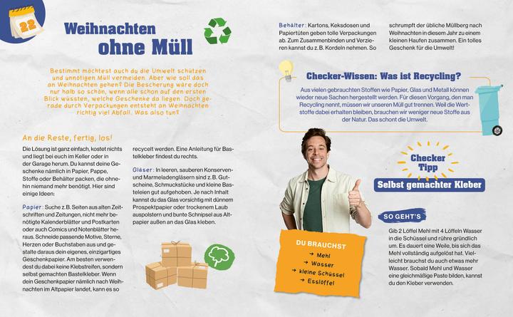 Produktbild Checker Tobi: Das Adventskalender-Buch: Der X-Mas-Check
