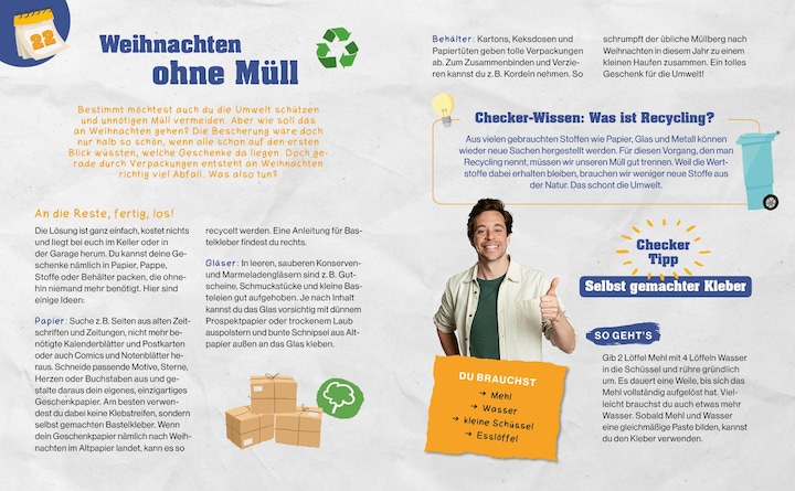 Produktbild Checker Tobi: Das Adventskalender-Buch: Der X-Mas-Check