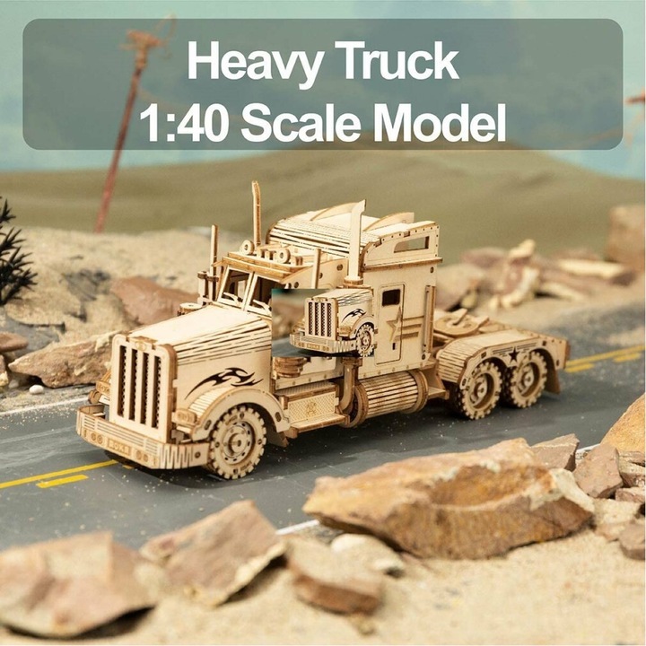 Actual product image Rokr MC502 - Heavy Truck (286 pieces)
