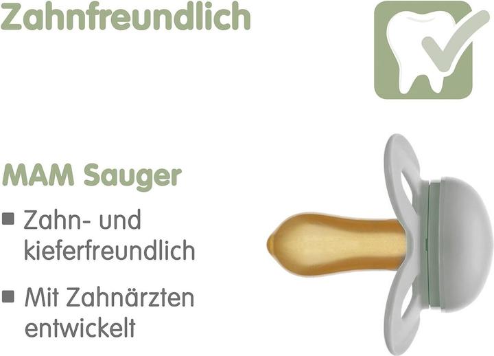 Produktbild MAM Original Start Kautschuk Schnuller 2 Stück (2x)