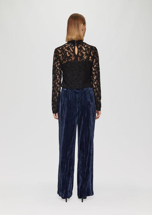 Actual product image S.Oliver Hose Wide-Leg-Hose aus leichtem strukturiertem Samt (34)