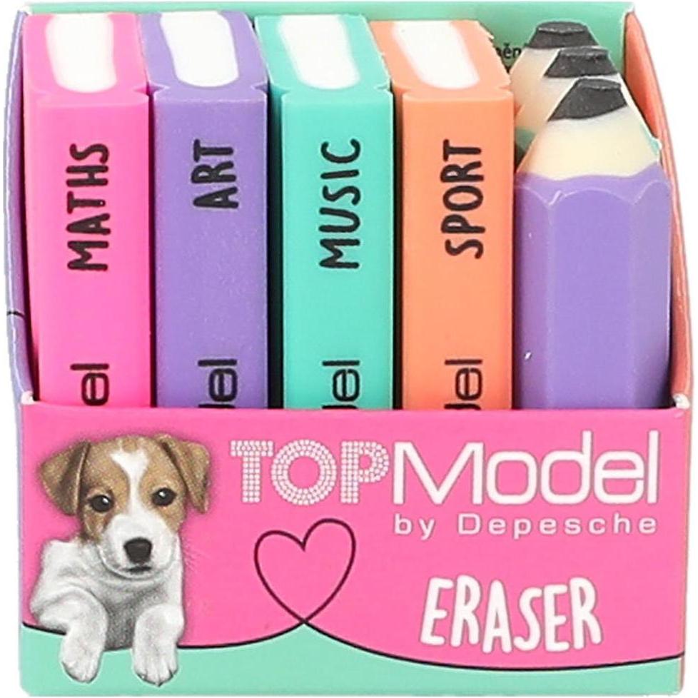 Magni Radierer-Set TOPModel Mini Schulbücher Stifte (DP12443)