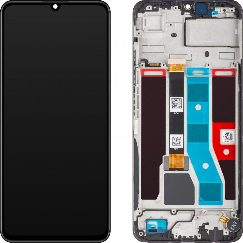 realme Display Unit für Note 50, Midnight Schwarz, Pezzi di ricambio per dispositivi mobili, Nero