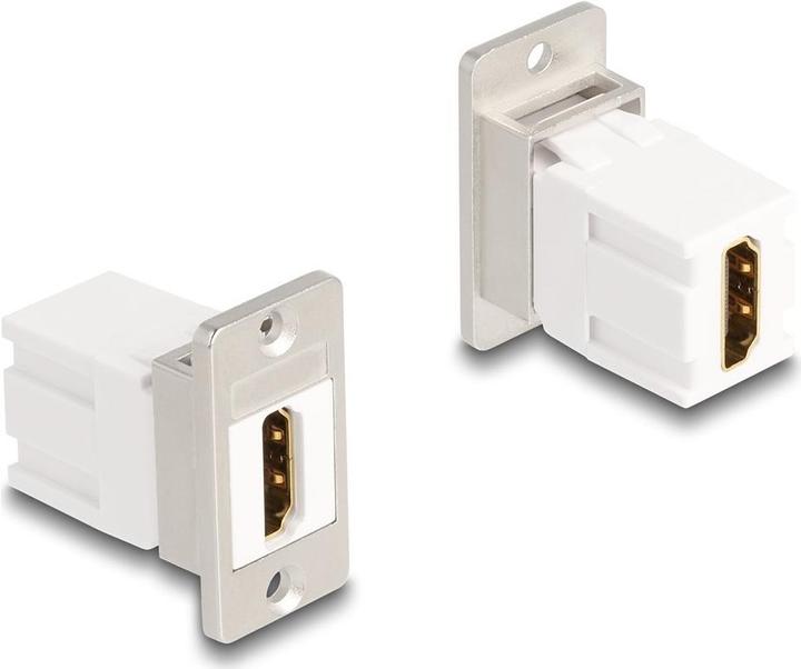 Produktbild Delock Panel Mount Keystone Modul HDMI Buchse zu Buchse 8K 6 (HDMI, 3.31 cm)