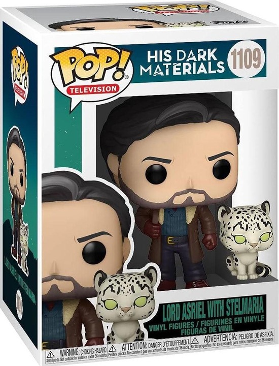 Actual product image Funko POP! - His Dark Materials: Asriel with Stelmaria